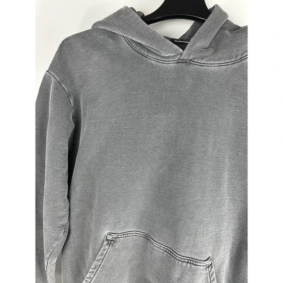 Talentless x Scott Disick Heavyweight Hoodie Blank Distressed Gray Men's Large - Picture 9 of 16